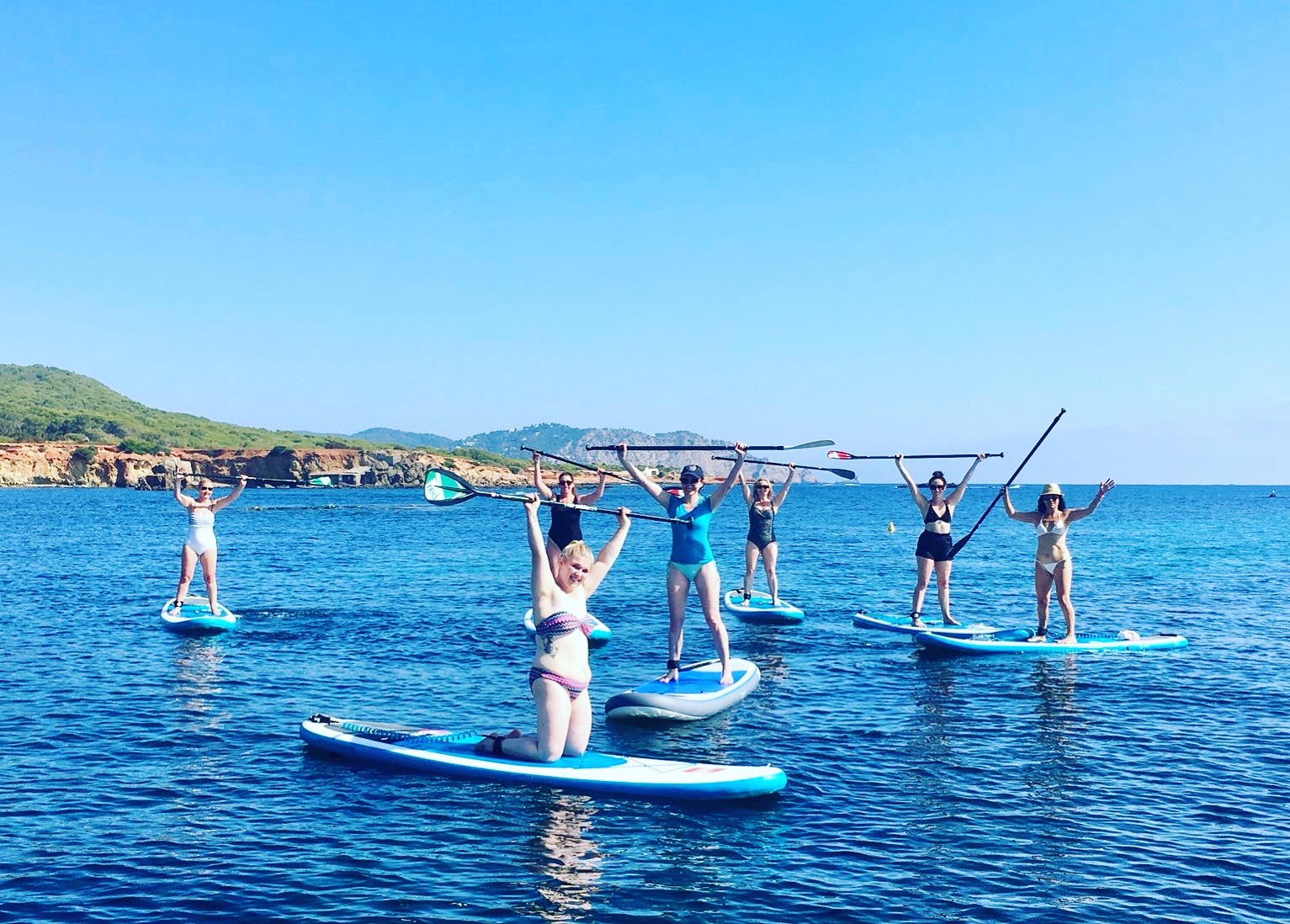 Stand-up paddle boarding Ibiza retreat