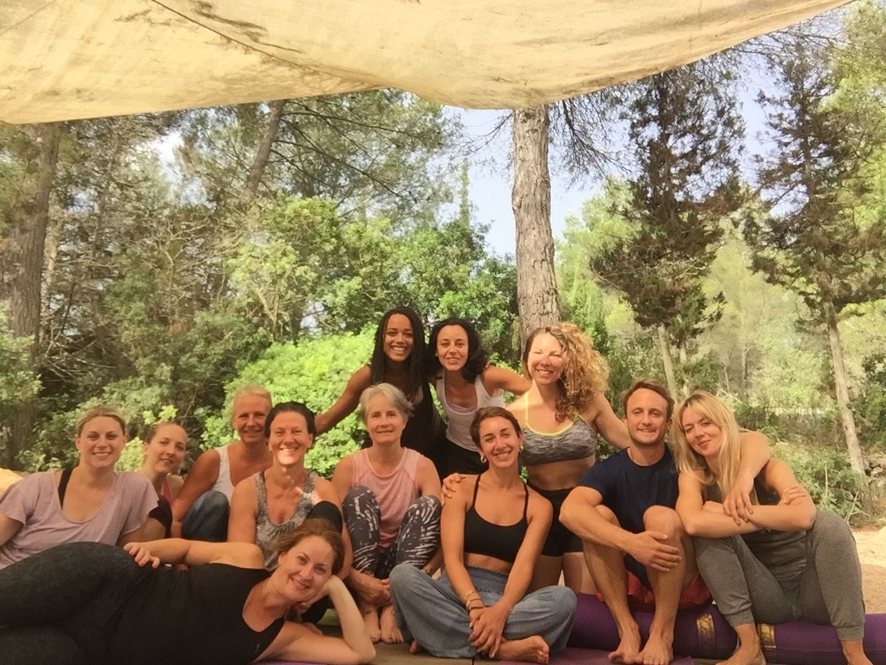 Ibiza retreat group photo